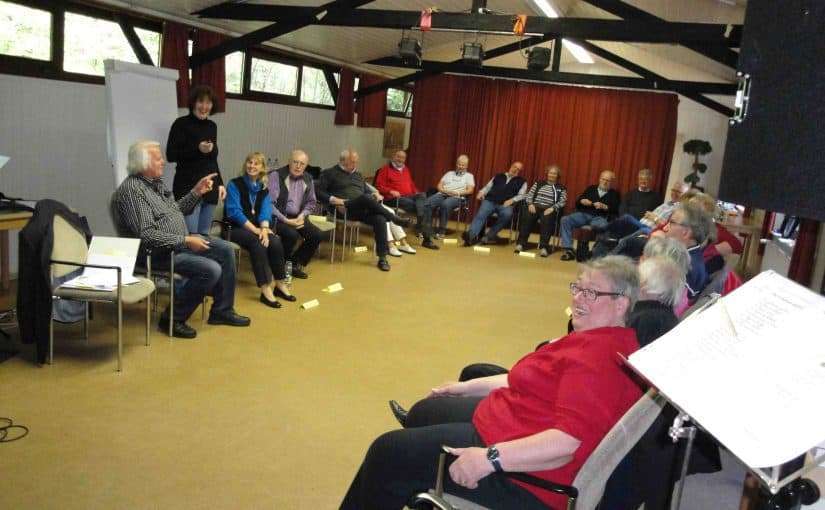 Ein Highlight: Der Stimmbildungsworkshop für Senioren