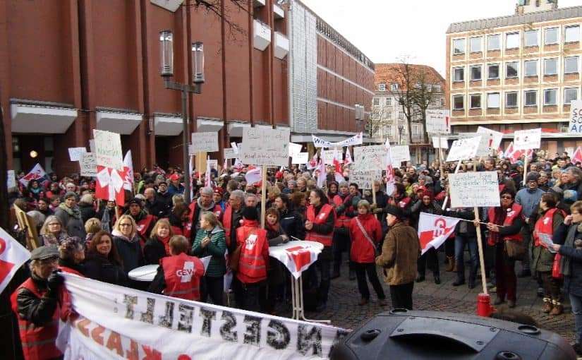 5. März 2015, Warnstreik der GEW Münster