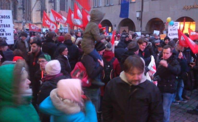 10. Februar 2017, Anti-AfD-Demo in Münster