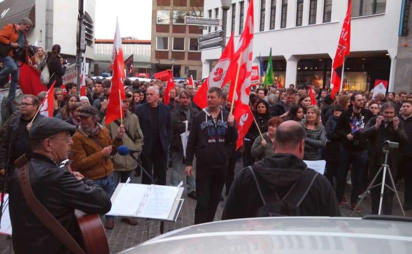 25. April 2018, Anti-AfD-Demo, Münster