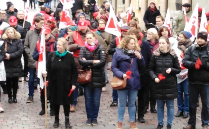 13. Februar 2019, Warnstreik der GEW Münster