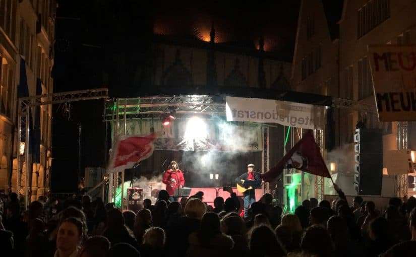 22. Februar 2019, Anti-AfD-Demo, Münster