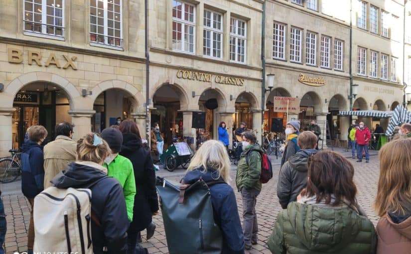 12. März 2022, Anti-AfD-Demo, Münster