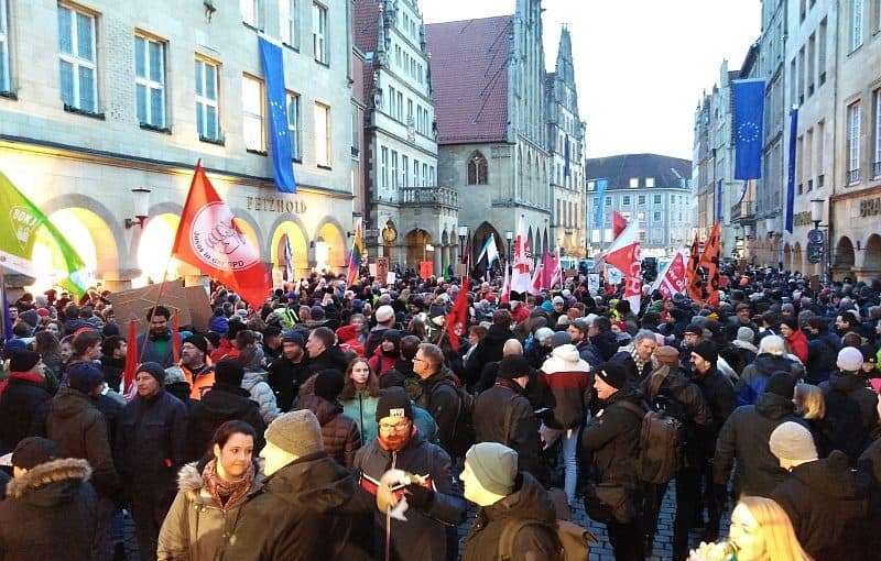 20. Januar 2023, Anti-AfD-Demo, Münster