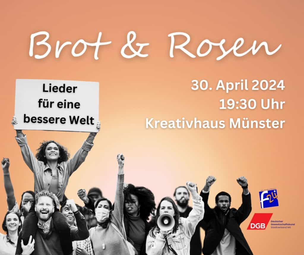 Plakat Brot und Rosen 2024