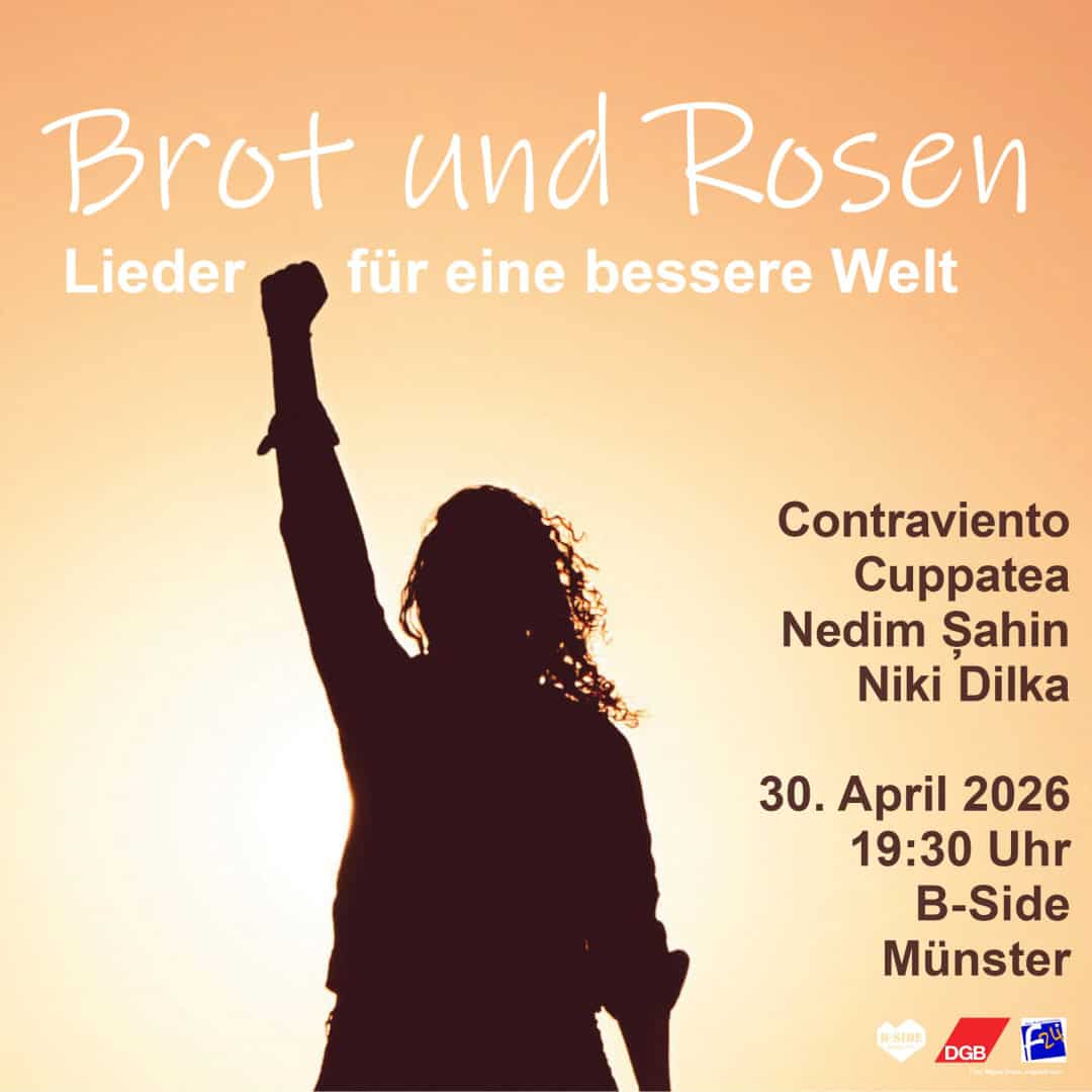 Zum 5. Mal und ganz neu: „Brot und Rosen“ 2026