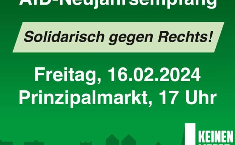 30.000 gegen den AfD-Empfang –<br>was für ein großartiger Erfolg!